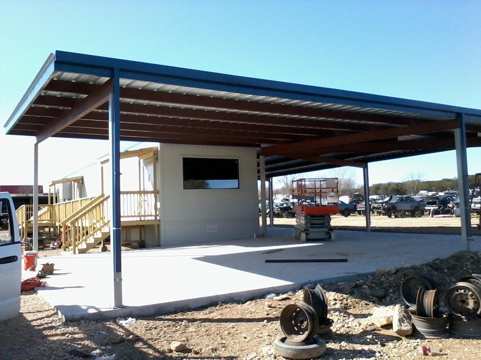 Carports — custom fabrication and installation by AAA Awning Co., Houston Texas