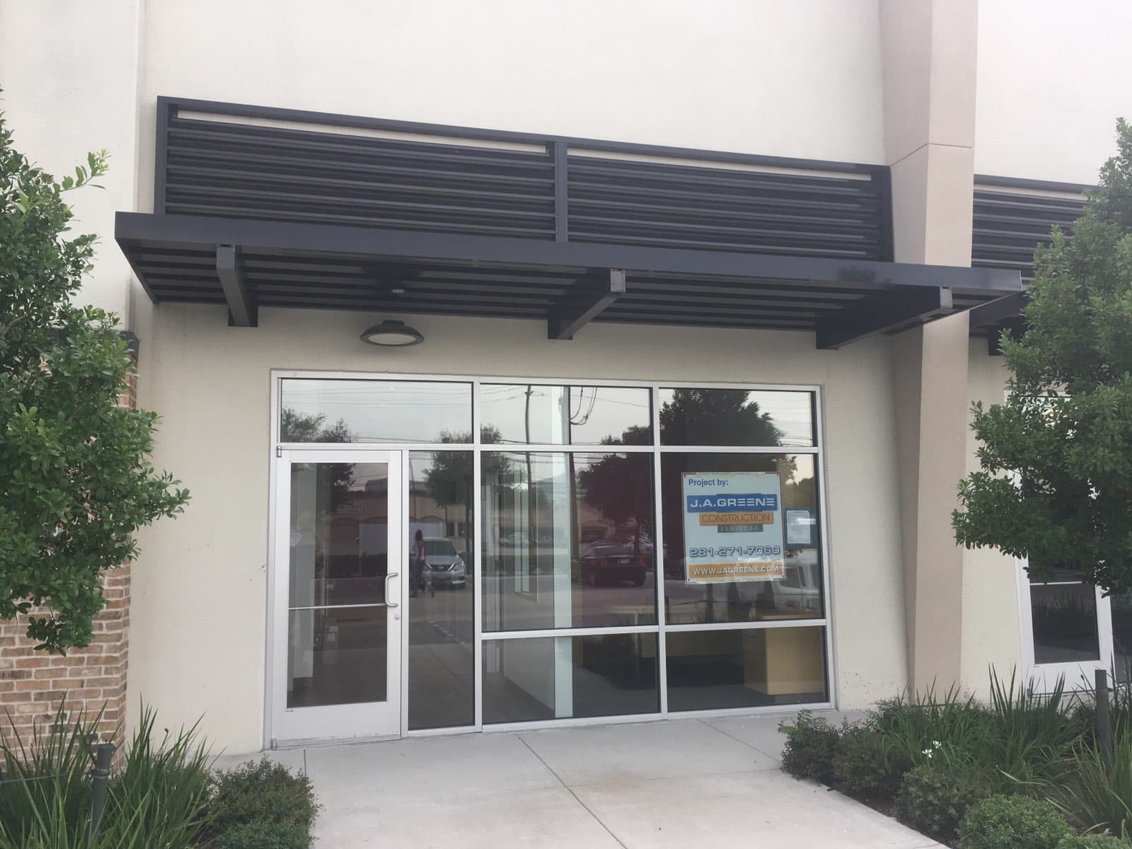 Custom extruded aluminum, walkway covers & canopies project 6 by AAA Awning Co. — Houston, Dallas, Fort Worth, Austin, San Antonio, Texas Gulf Coast