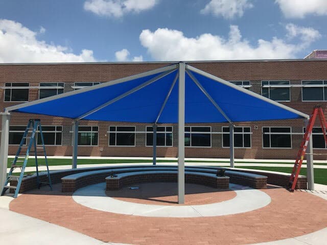 Custom shade structures project 1 by AAA Awning Co. — Houston, Dallas, Fort Worth, Austin, San Antonio, Texas Gulf Coast